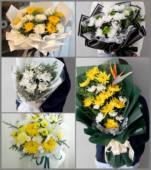 贵州毕节市七星关区流沧桥街道白事花束代送